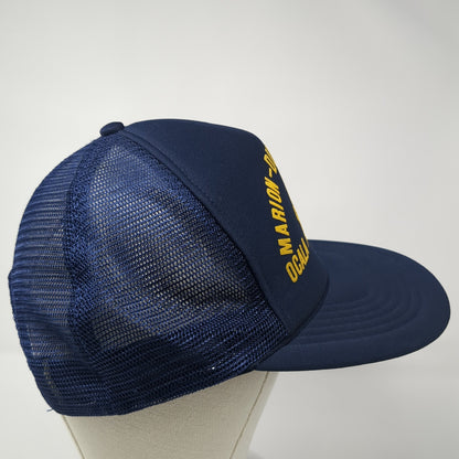 Marion-Dunn Lodge #19 Ocala Florida Trucker Hat Blue Large Mesh Back