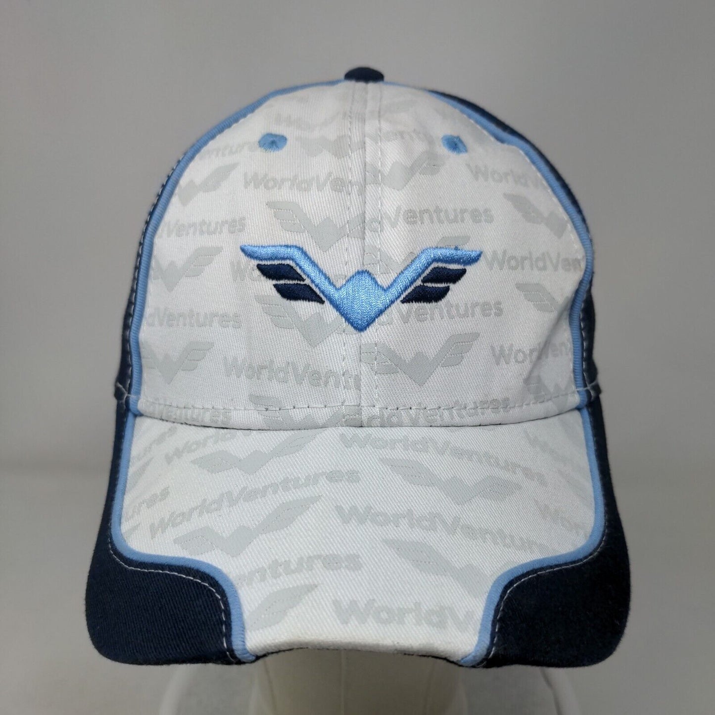 World Ventures Strapback Hat Multi One Size Embroidered Logo Adjustable