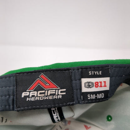 Ignite 811 Fitted Hat Green S/M Flexfit Eleven Elite Series Pacific Headwear