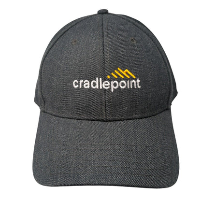 Cradlepoint Snapback Hat Gray One Size Adjustable Embroidered Otto