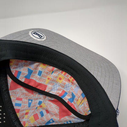 Melin Hydro Coronado Snapback Mesh Back Hat Blue Rope Size Small 3D Logo