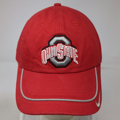 Ohio State Buckeyes NCAA Nike Cap Red One Size Strapback Swoosh Embroidered