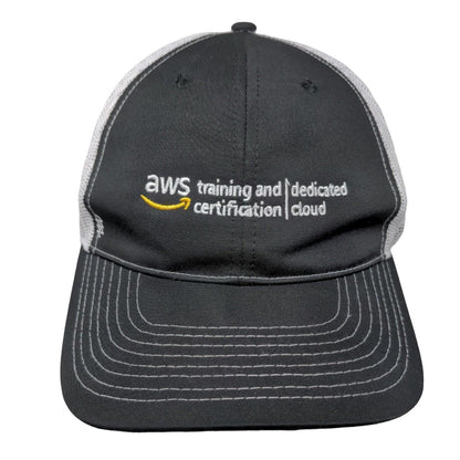 Amazon Training Dedicated Certification Cloud Trucker Hat Black OS Mesh Back