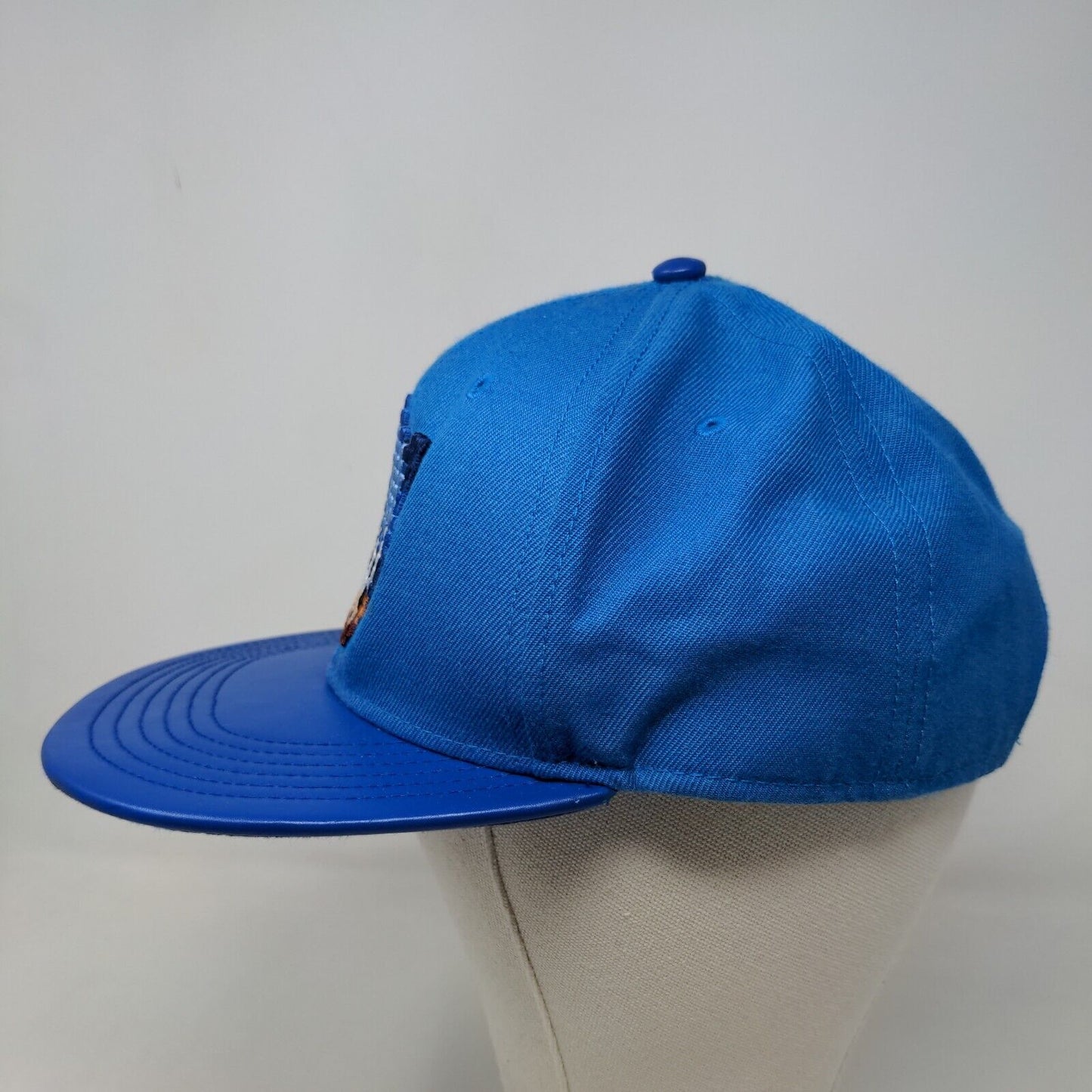 Sega Boy's Sonic the Hedgehog Snapback Hat Blue Size OSFM Crochet Embroidered