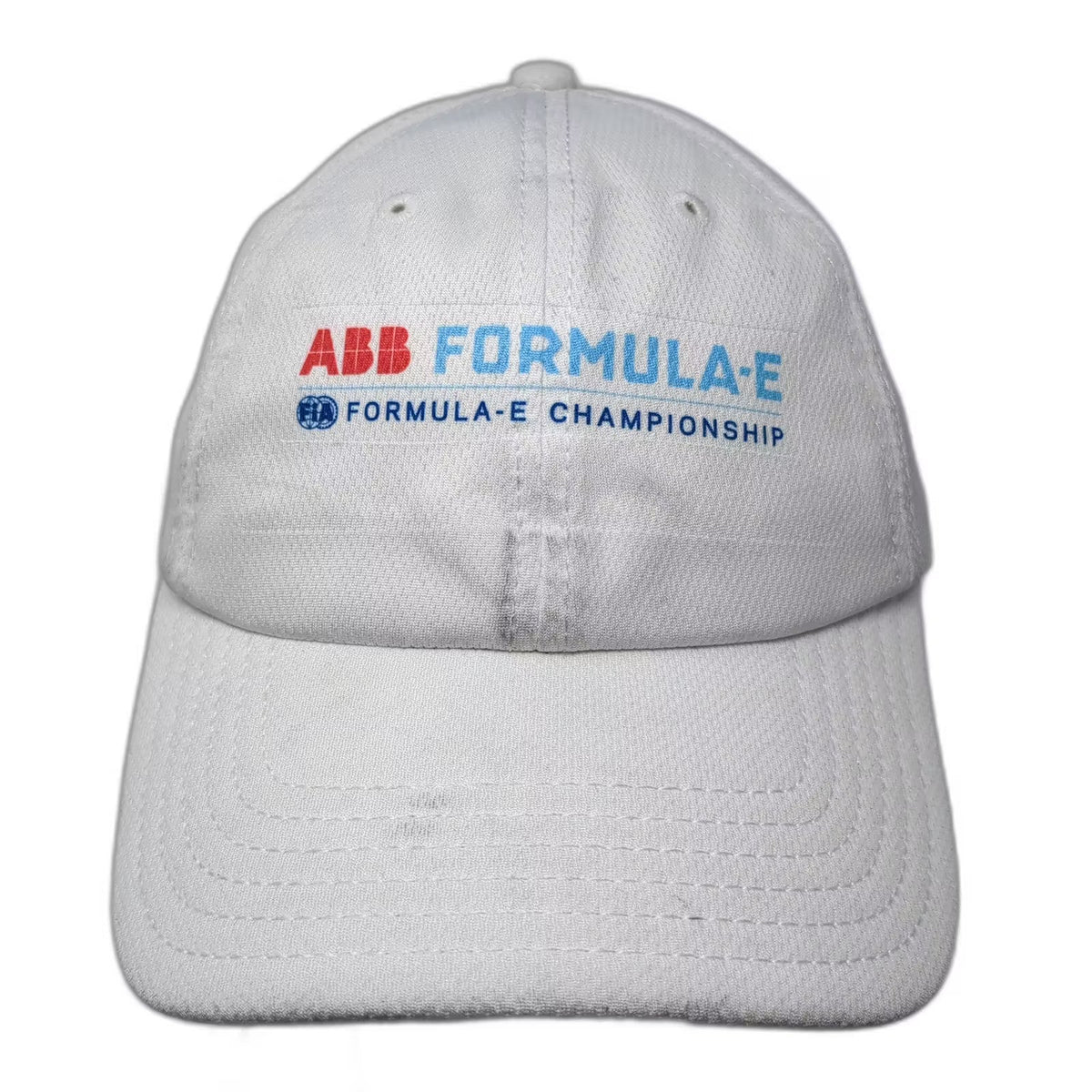 OTTO ABB FIA Formula-E Championship Cap White Blue Red OSFM Racing Strapback Hat