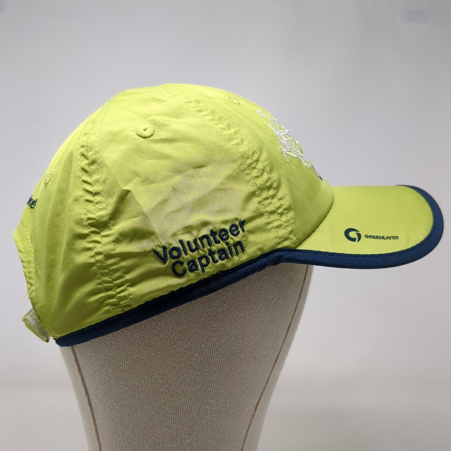 Fit One 5K 10K Half Marathon Starpback Hat St Lukes Running Cap Green OSFA