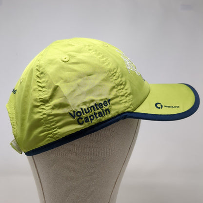 Fit One 5K 10K Half Marathon Starpback Hat St Lukes Running Cap Green OSFA