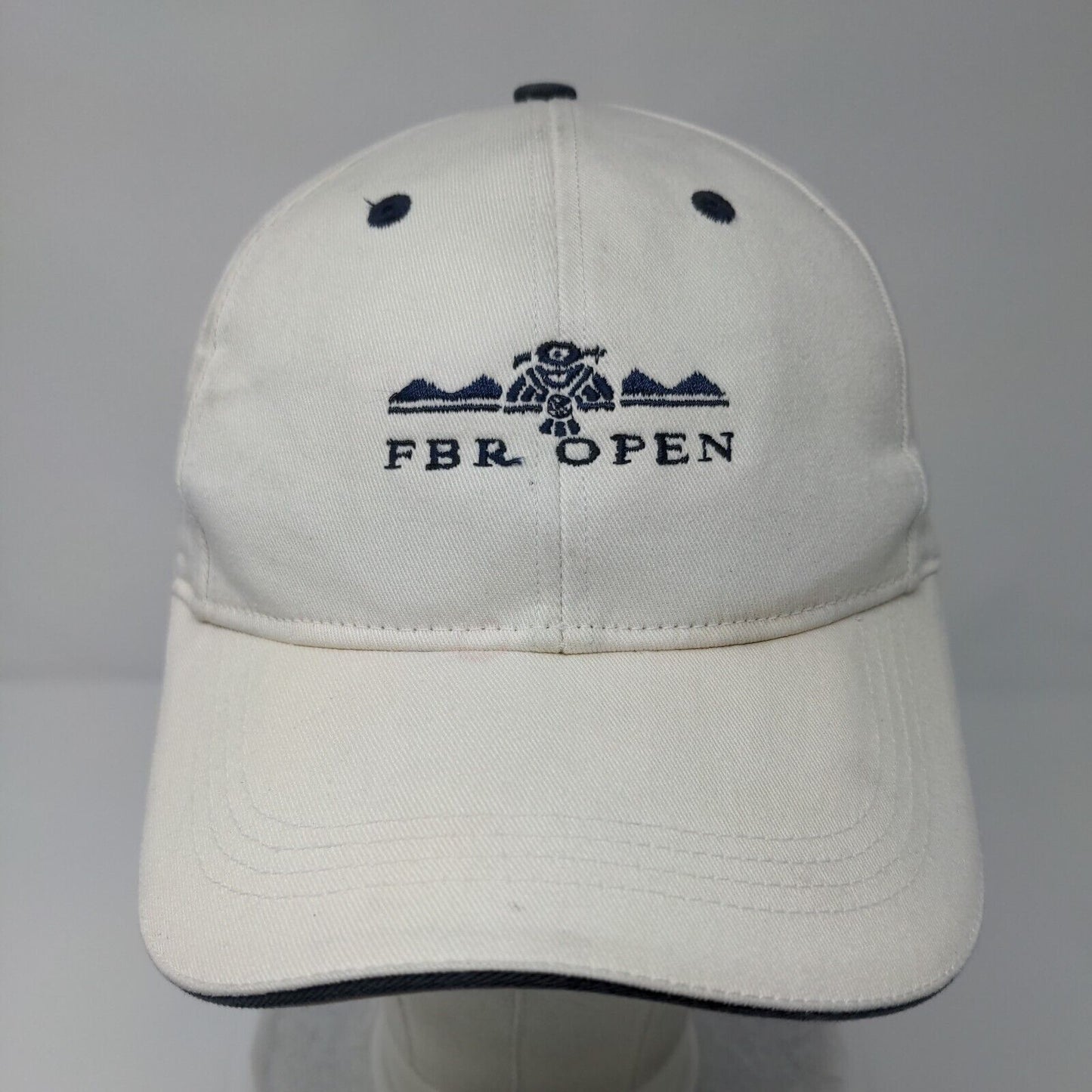 FBR Open TPC Scottsdale Slideback Hat White OSFA Classic Cut Ahead