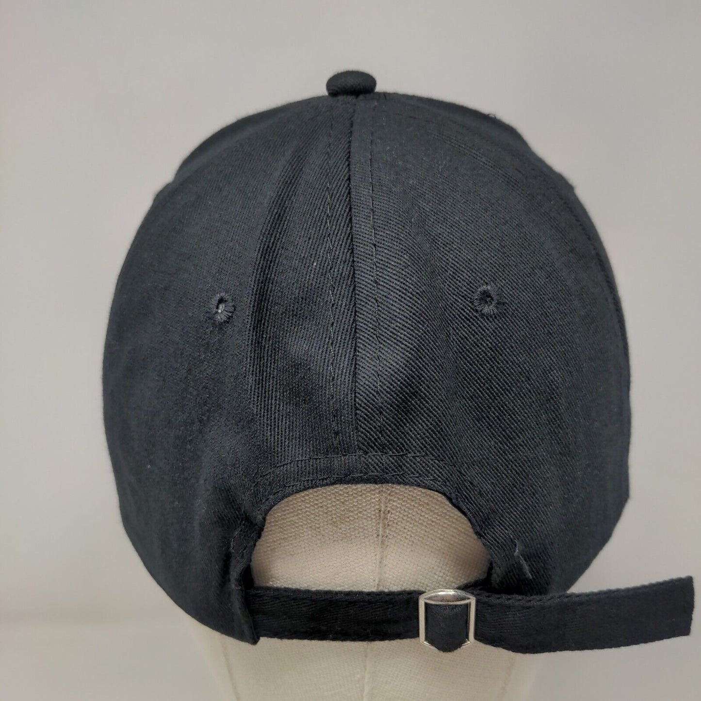 Demon Slayer Kimetsu No Yaiba Slideback Hat Black One Size Embroidered