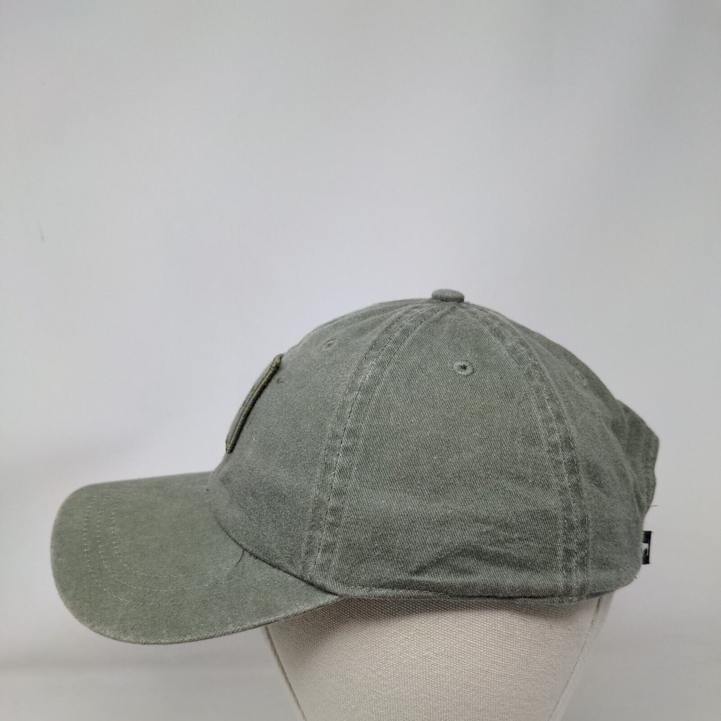 PINK Victoria's Secret Slideback Hat Green One Size Adjustable 6 Panel Cotton