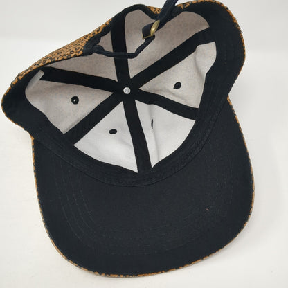 Animal Print Slideback Hat Multicolor One Size Adjustable Blank 6 Panel