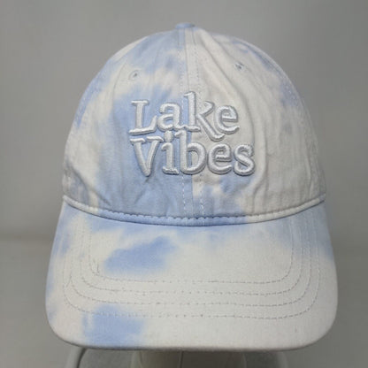 Lake Vibes Slideback Hat Multi OSFM Embroidered Adjustable Tie Dye