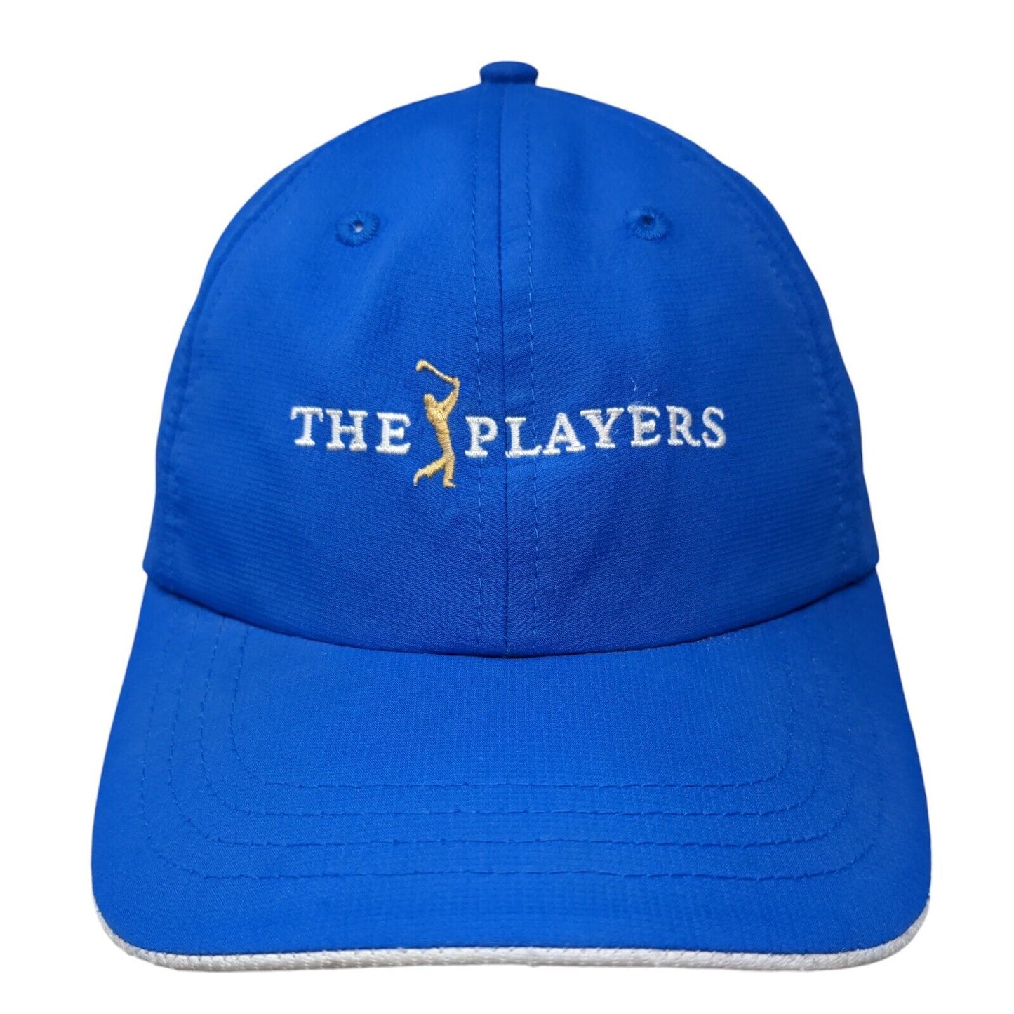 The Players Strapback Hat Blue Fits Most Youth Age 5-12 Adjustable Ahead