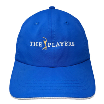 The Players Strapback Hat Blue Fits Most Youth Age 5-12 Adjustable Ahead