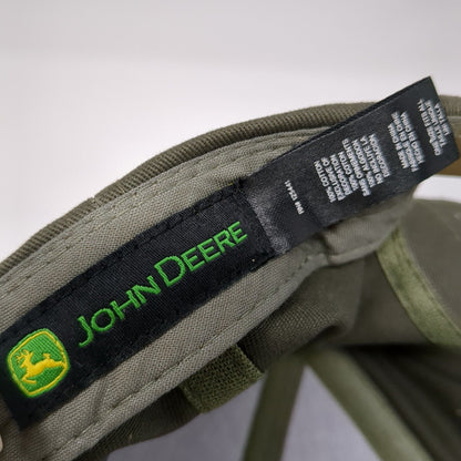 John Deere Snapback Hat Gray One Size Adjustable Embroidered 6 Panel