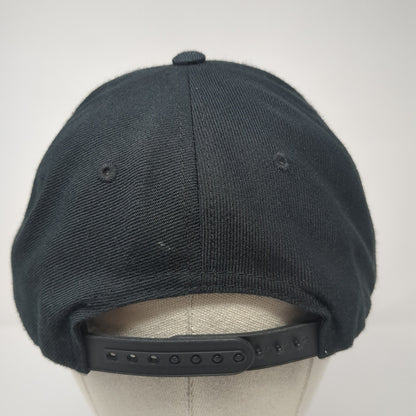 Maple Street House Snapback Hat Black One Size Adjustable Embroidered