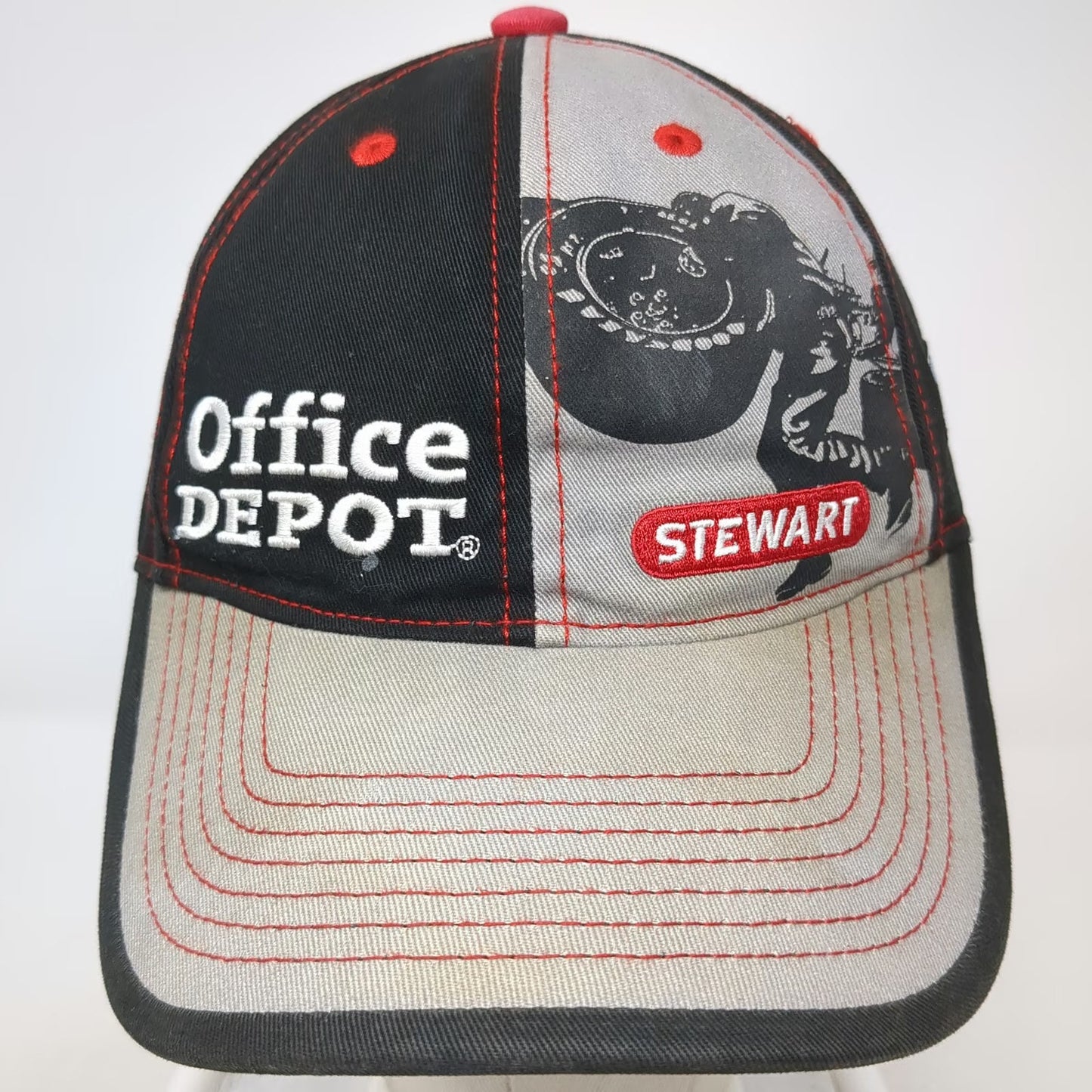 VF Imagewear Tony Stewart Office Depot NASCAR Baseball Cap Black Gray One Size