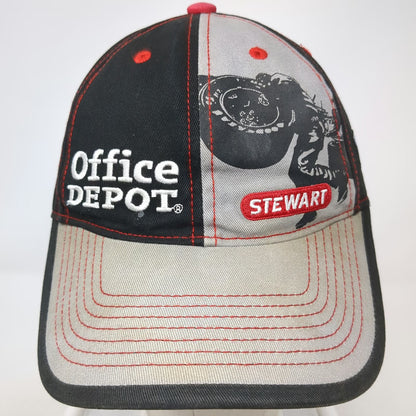 VF Imagewear Tony Stewart Office Depot NASCAR Baseball Cap Black Gray One Size