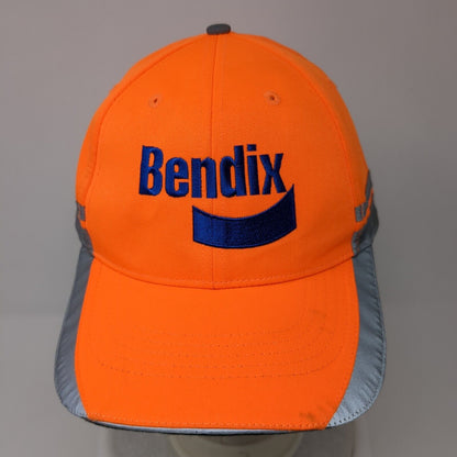 Bendix Strapback Hat Orange One Size Adjustable Outdoor Cap 6 Panel