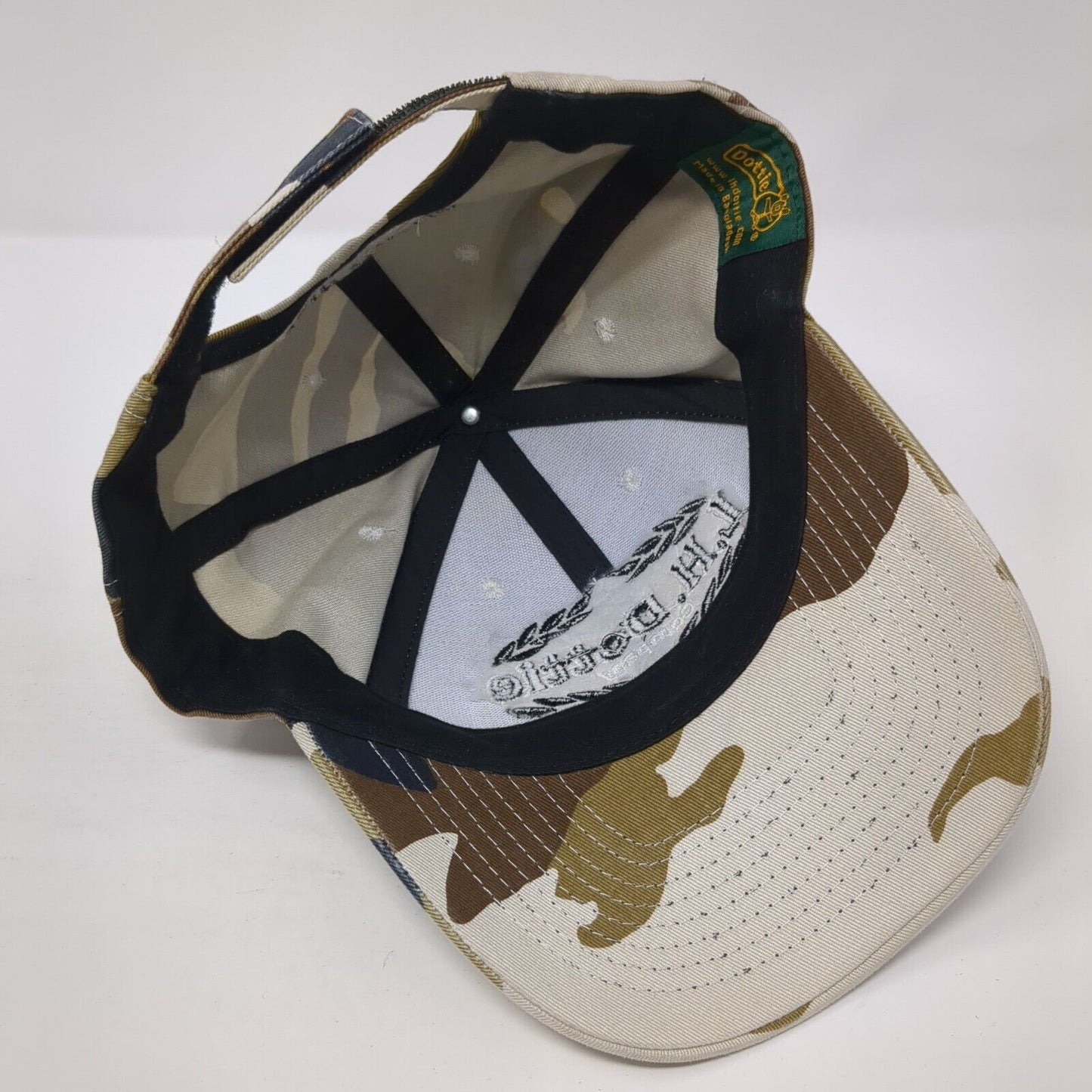 L.H. Dottie Company Strapback Hat Camouflage One Size Adjustable Embroidered
