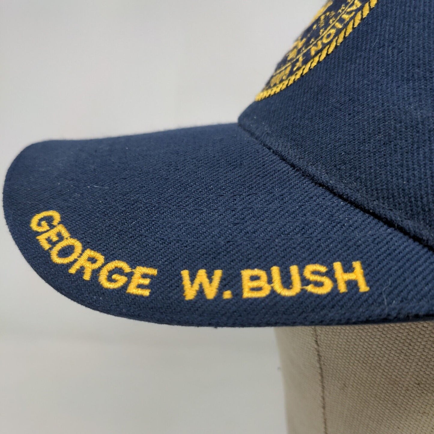 George W. Bush 55th Presidential Inauguration Men's Strapback Hat Blue OSFA VTG