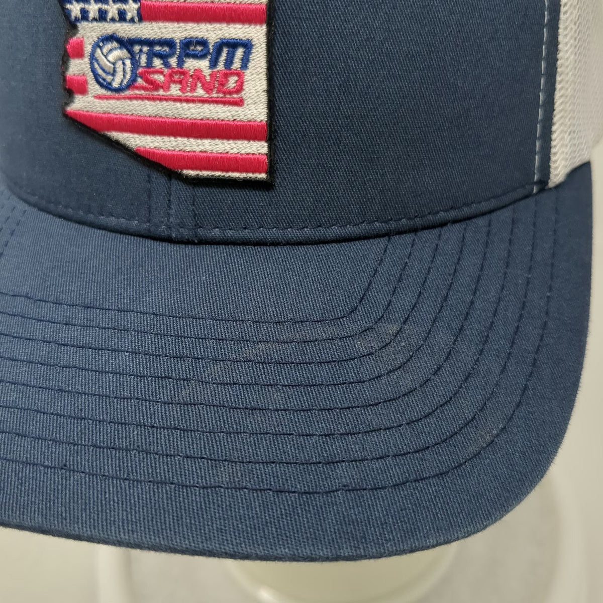 Yupoong Trucker Hat Blue One Size Arizona RPM Sand Volleyball Mesh Snapback