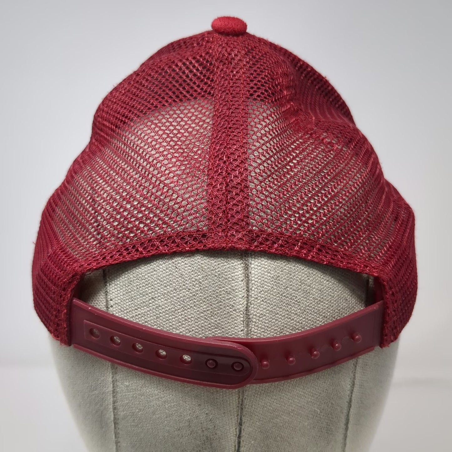 Vice Girls Red One Size Graphic Mesh Back Trucker Snapback Embroidery Suede Hat