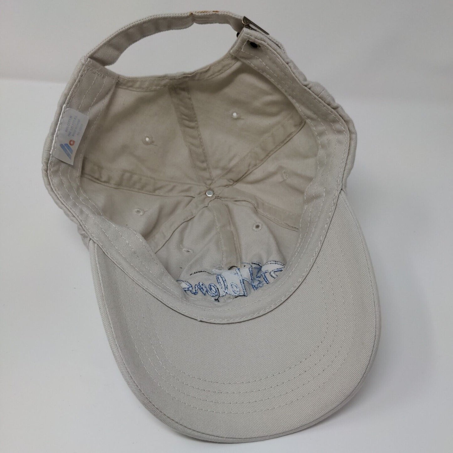St. Helens Beef Slideback Hat Tan OSFA Adjustable Embroidered HG