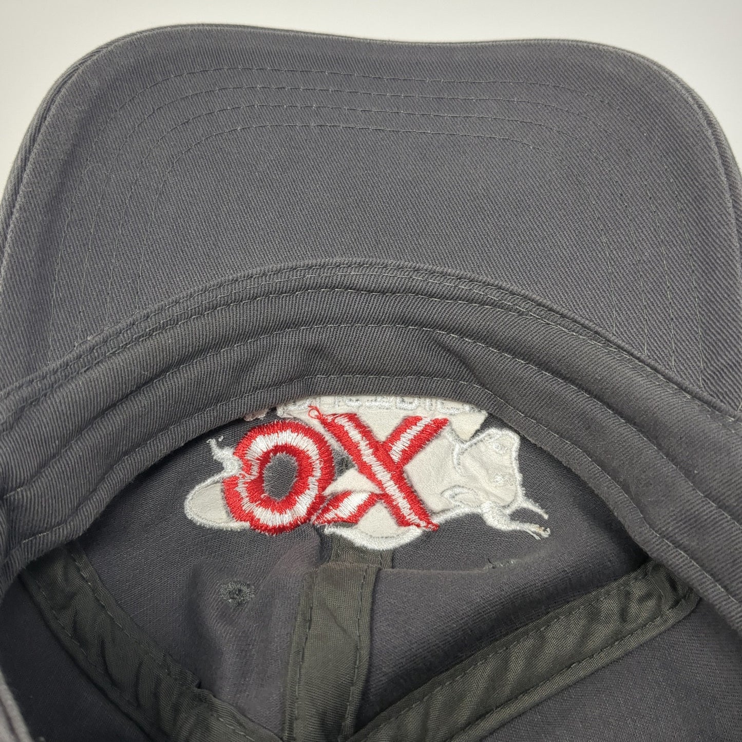 Ox Industries Engineered Products Slideback Hat Gray One Size Build Strong
