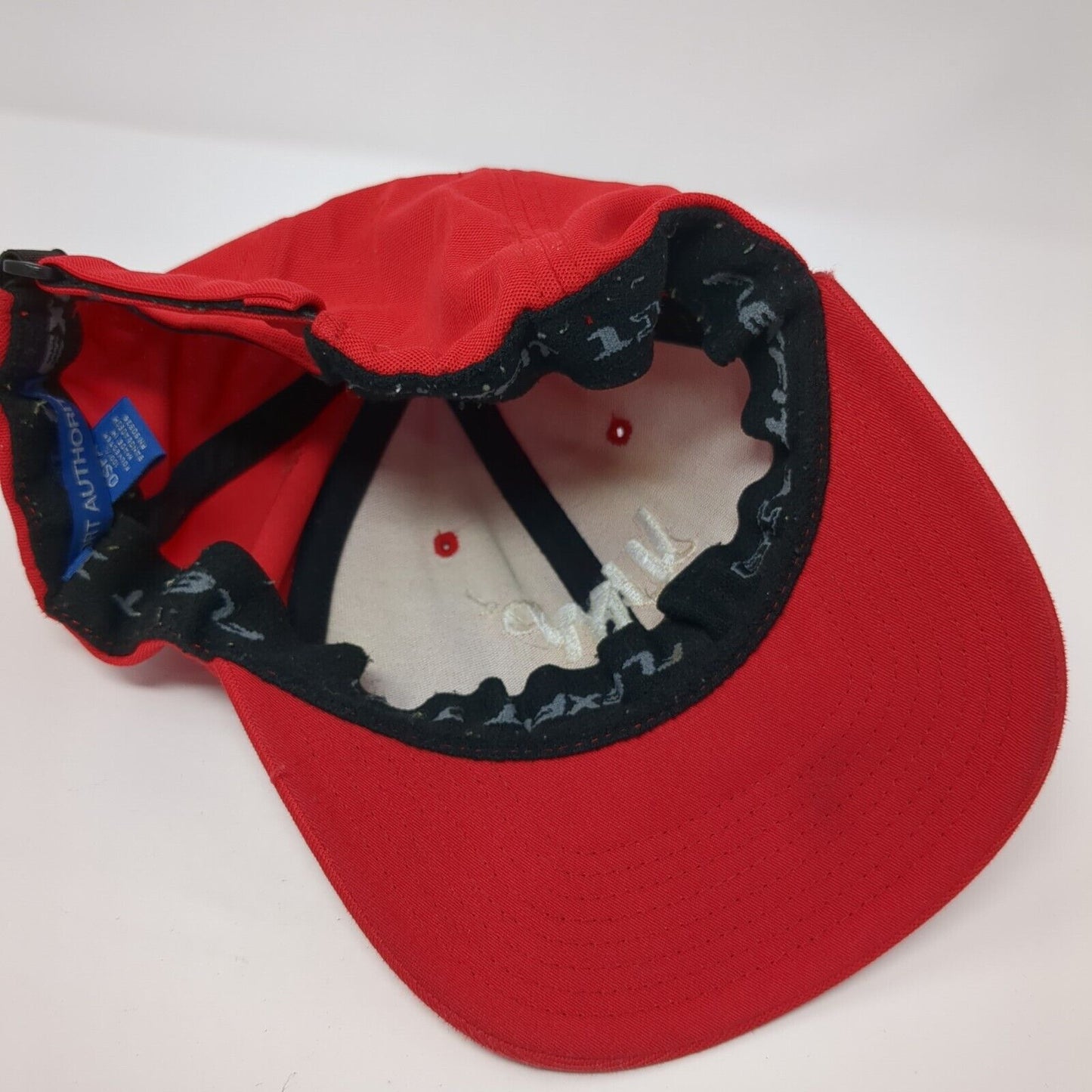 JUMP Jack's Urban Meeting Place Strapback Hat Red One Size Flexfit 110