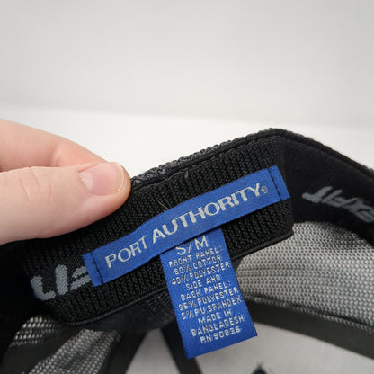 Gold Cup 2019 USA BMX Fitted Trucker Hat Gray S/M Mesh Back Port Authority