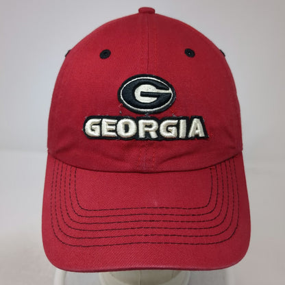 Fan Favorite NCAA Georgia Bulldogs Baseball Cap Red OS Embroidered Slideback Hat