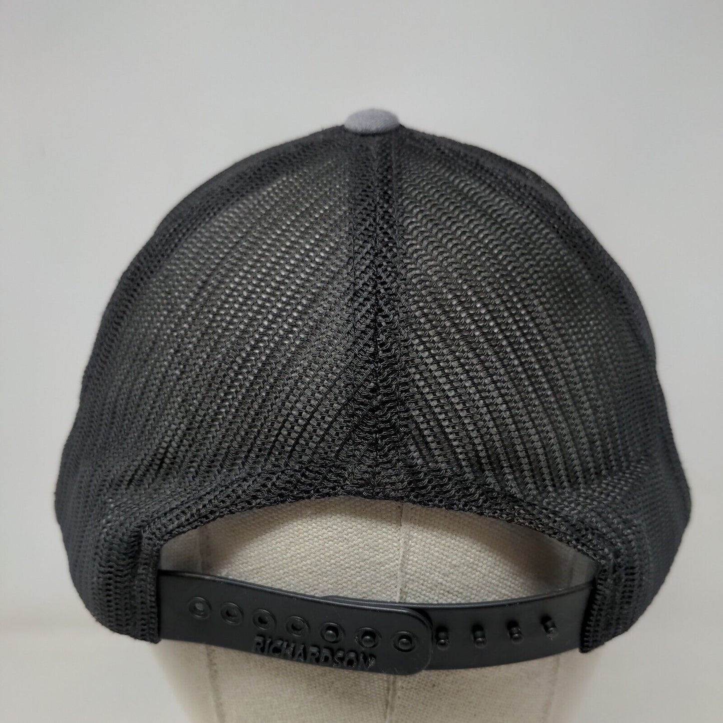 Dupree Farms Snapback Trucker Hat Gray One Size Embroidered Mesh Back Richardson