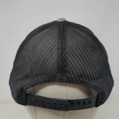 Dupree Farms Snapback Trucker Hat Gray One Size Embroidered Mesh Back Richardson