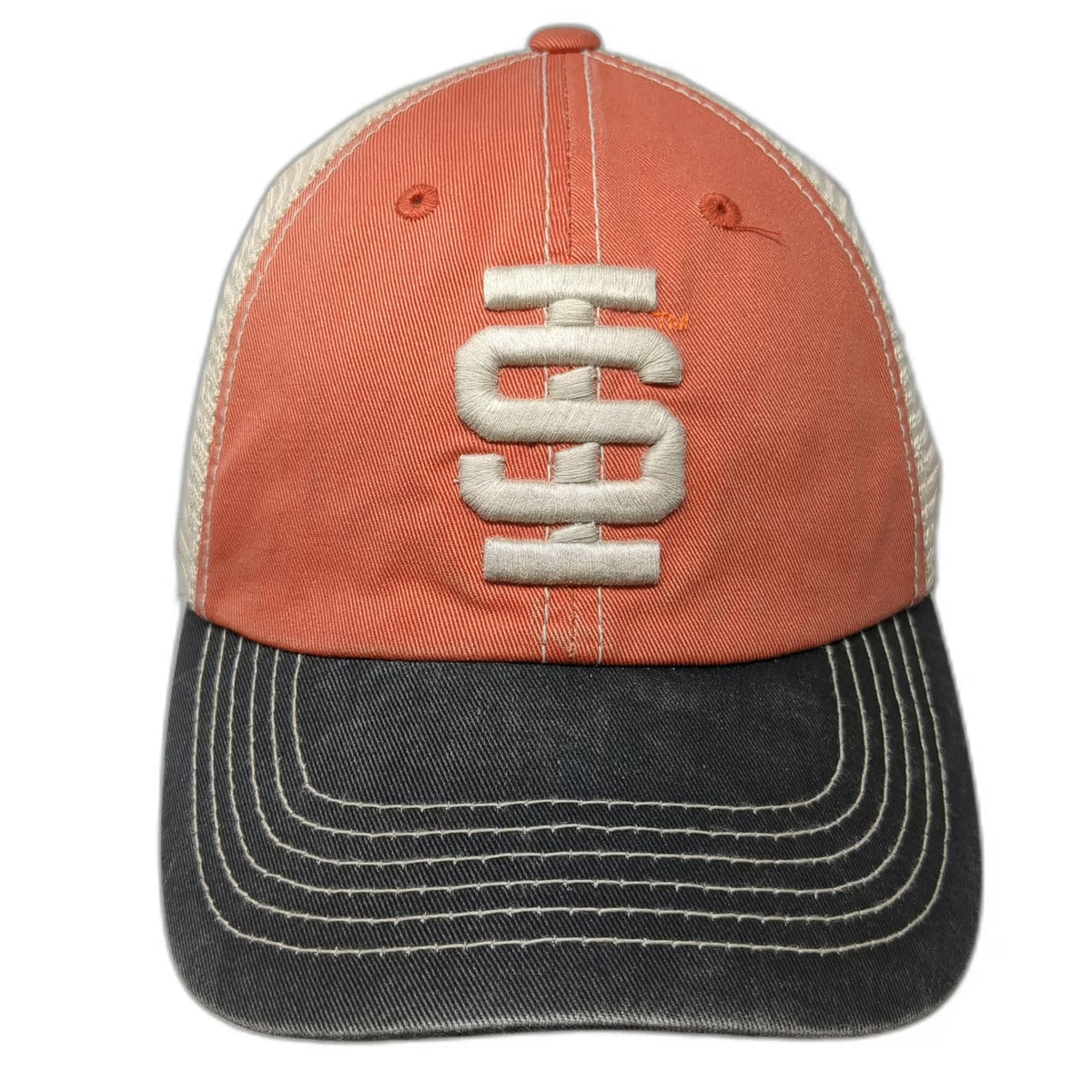 Top of the World Trucker Hat Orange One Size NCAA Idaho State Bengals Meshback