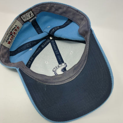North Carolina Tar Heels NCAA Zephyr Blue 7 5/8 Hat Foot NC Logo Wool Blend