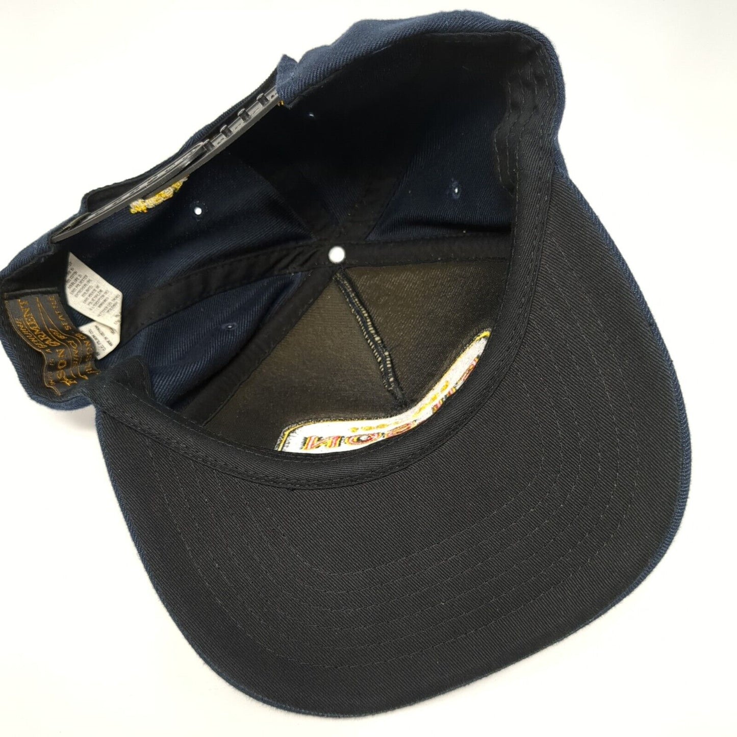 Vintage Filson Snapback Trucker Hat Blue OSFA Embroidered Logo