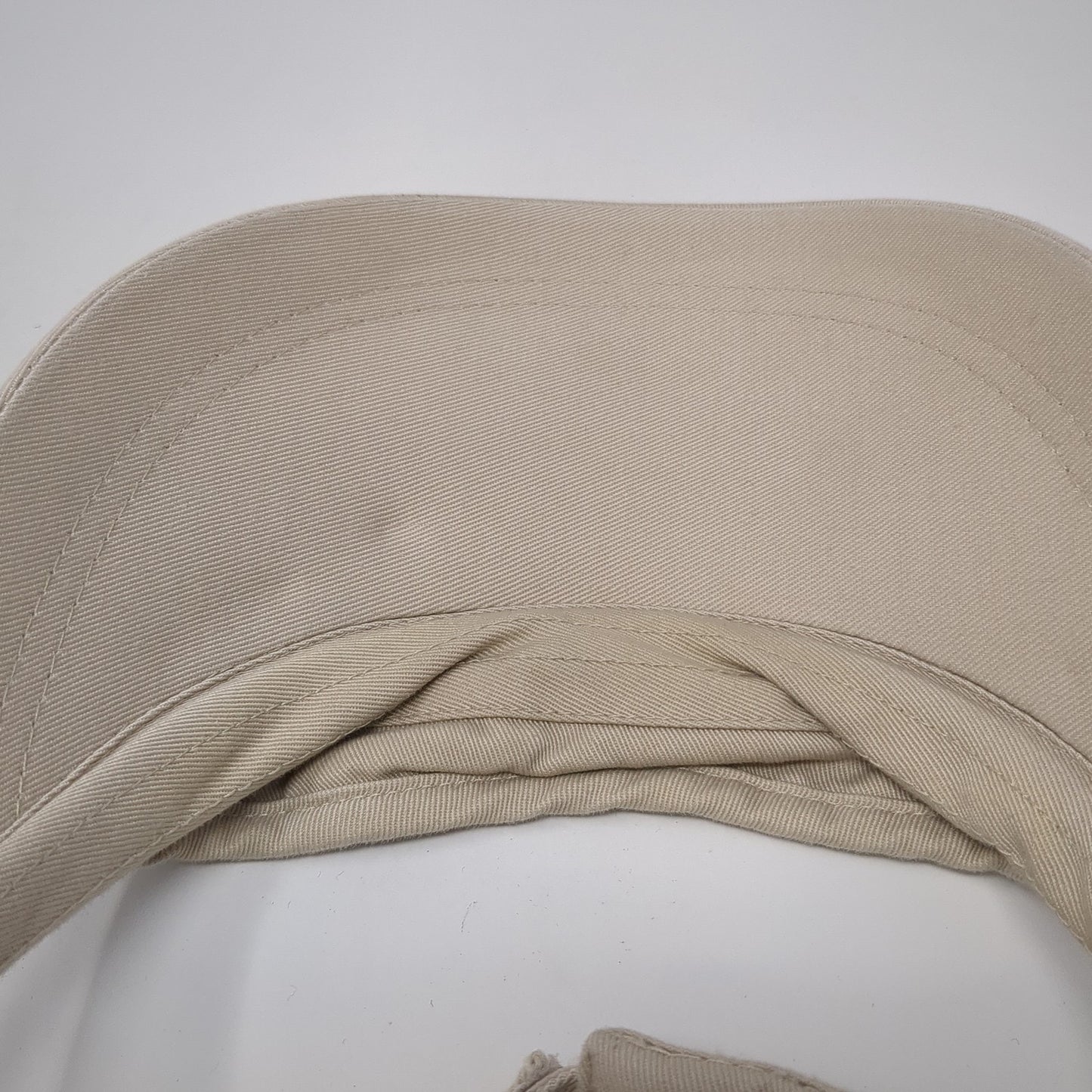 USA Route66 Sun Visor Hat Brown One Size Adjustable Lightweight Embroidered