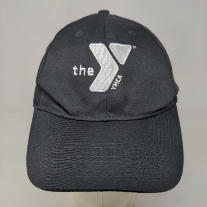 Martin Sports Boy's Strapback Hat Black Embroidered YMCA Logo Polycotton