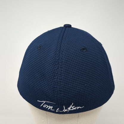 Lion Crest Tom Watson Fitted Hat Blue One Size Adjustable Embroidered Imperial