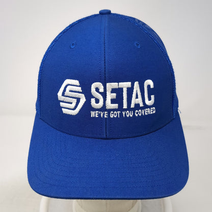 Richardson 112 Trucker Hat Blue One Size SETAC We've Got You Covered Snapback
