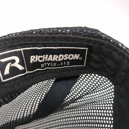 Mountain Snapback Trucker Hat Tan OS Adjustable Embroidered Mesh Richardson