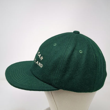 Overcrest SportsCar Vacationland Baseball Cap Green One Size Wool Slideback Hat