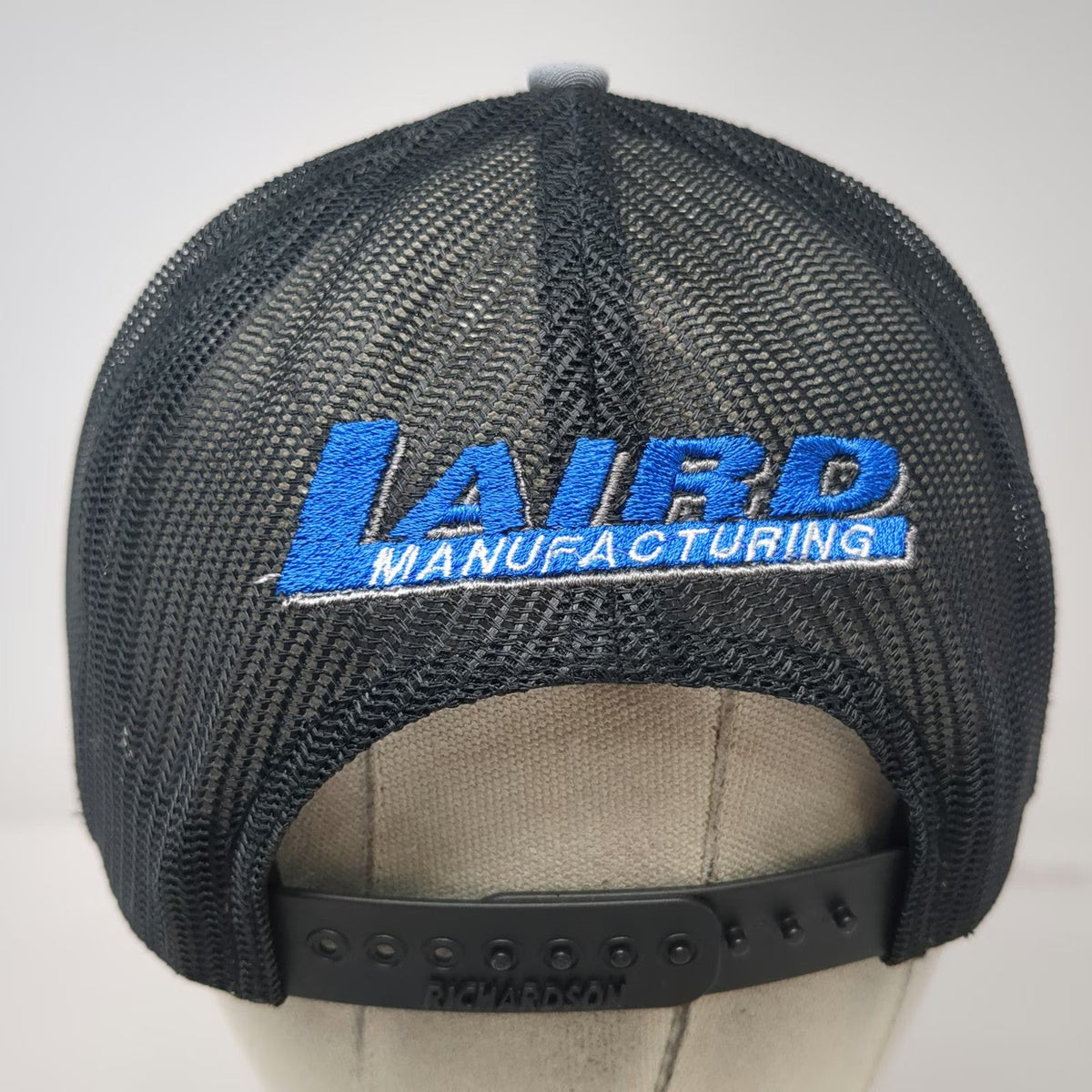 Richardson Trucker Hat Gray One Size Snapback Mountain West Laird Farm Equipment