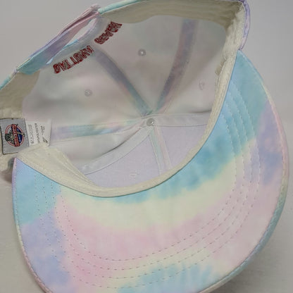 Bubba Gump Baseball Cap Blue Pink One Size Daytona Beach Heart Tie Dye Hat