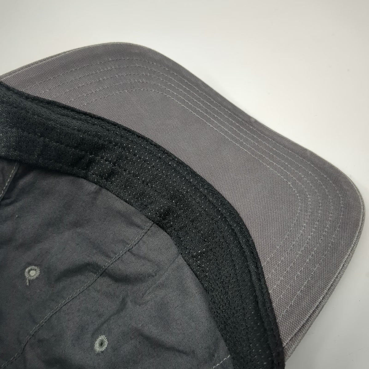 Carhartt Trucker Hat Gray One Size Mesh Back Snapback Logo Patch Workwear Canvas