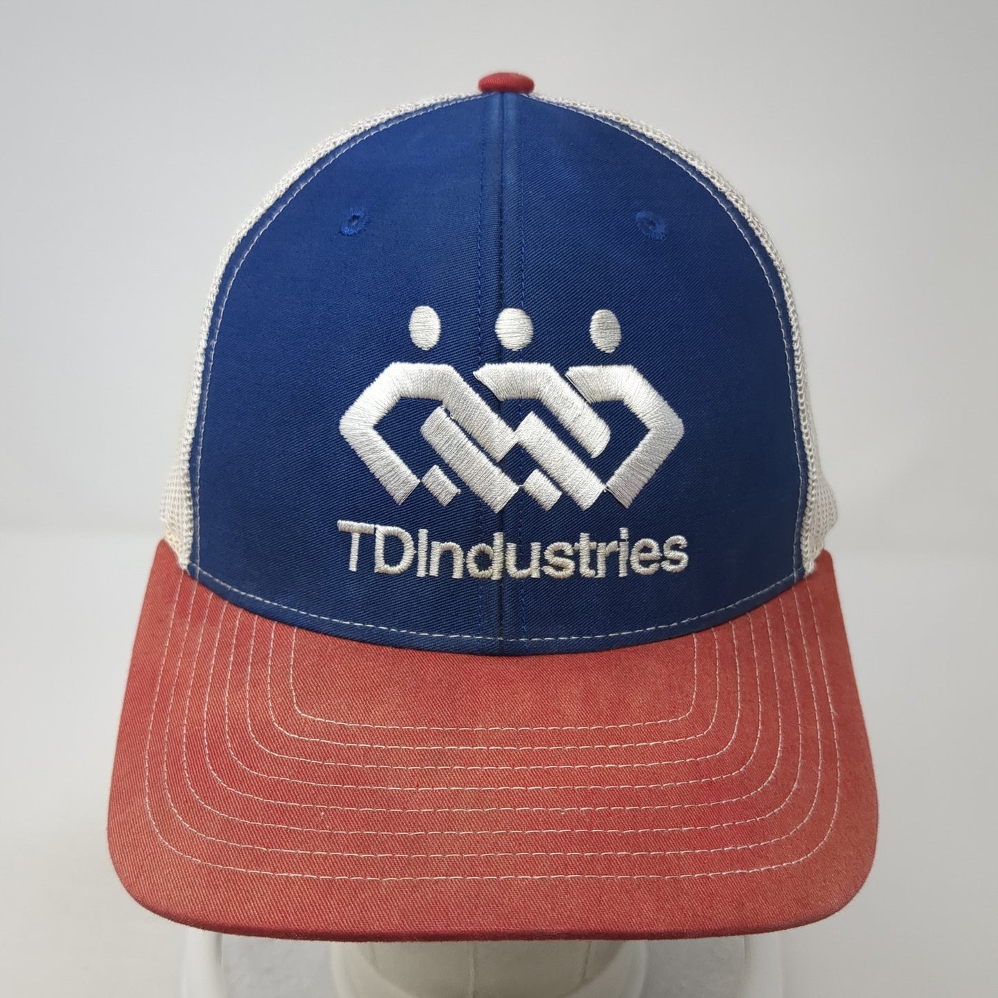 TDIndustries Snapback Trucker Hat Multi One Size Mesh Back Richardson
