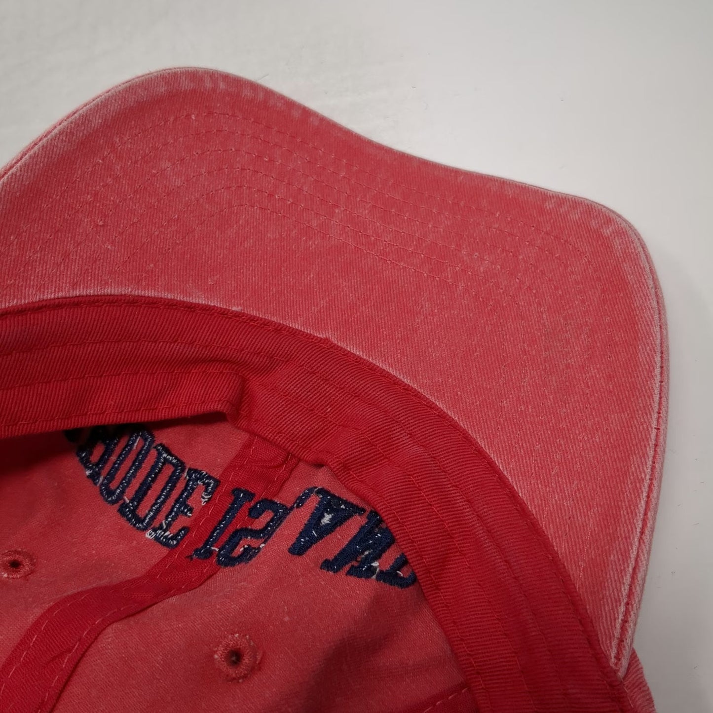 Stadium Graphics Rhode Island Red Baseball Cap One Size Blue Slideback Strap Hat