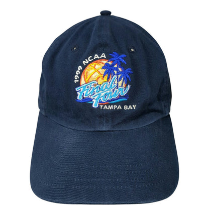 Gear For Sports NCAA 1999 Final Four Tampa Bay Hat Blue Slideback Vintage