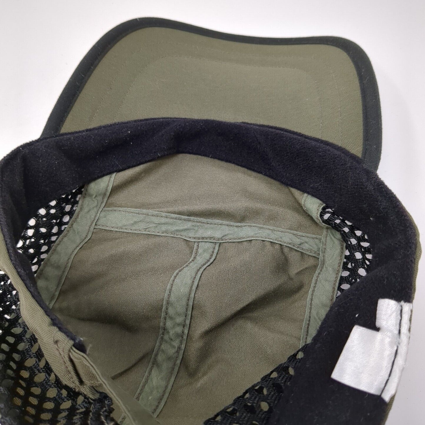 Unbranded Strapback 5 Panel Cap Green One Size Adjustable Breathable Blank